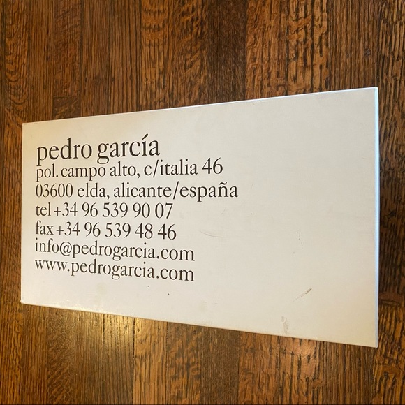 Pedro Garcia Black Satin Textile Heels Size 9 - Picture 5 of 9